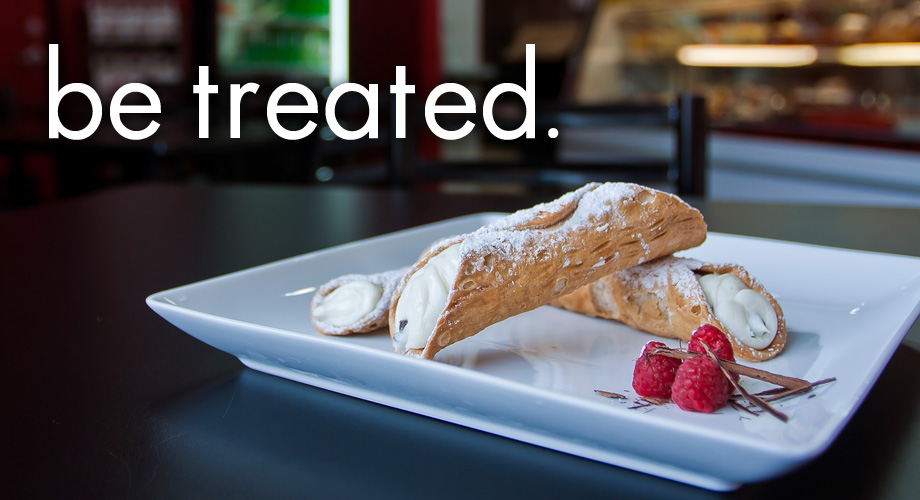 Come in and try our delicious cannolis.